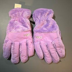 Head fuzzy girls gloves